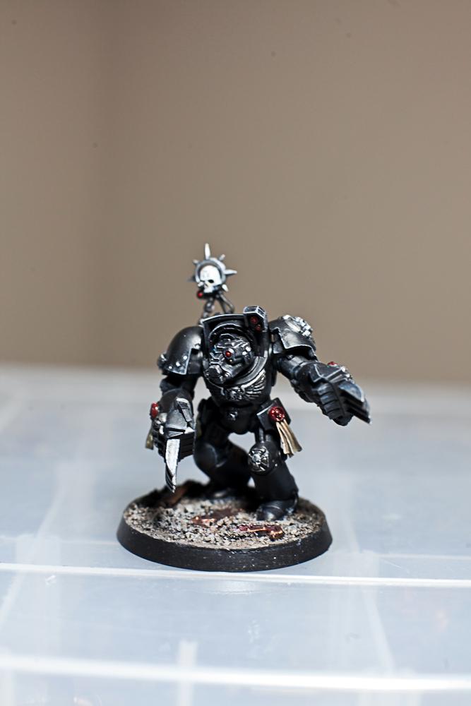 Iron Hands, Space Marine Captain, Terminator Armor Iron Hands Captian